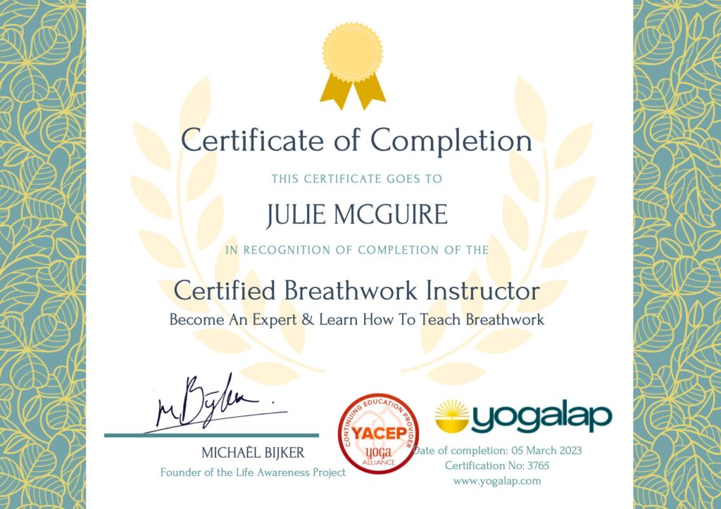Certified Breathwork Instructor